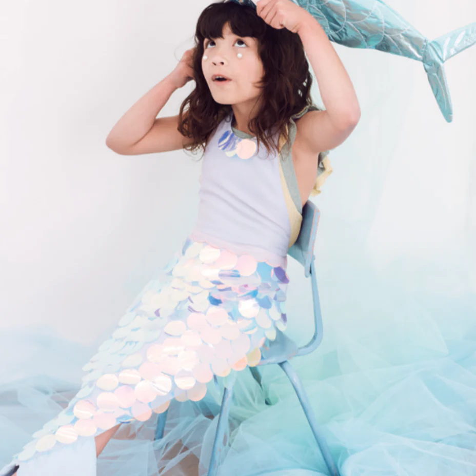 Mermaid Wrap Dress Up Costume - Image 3