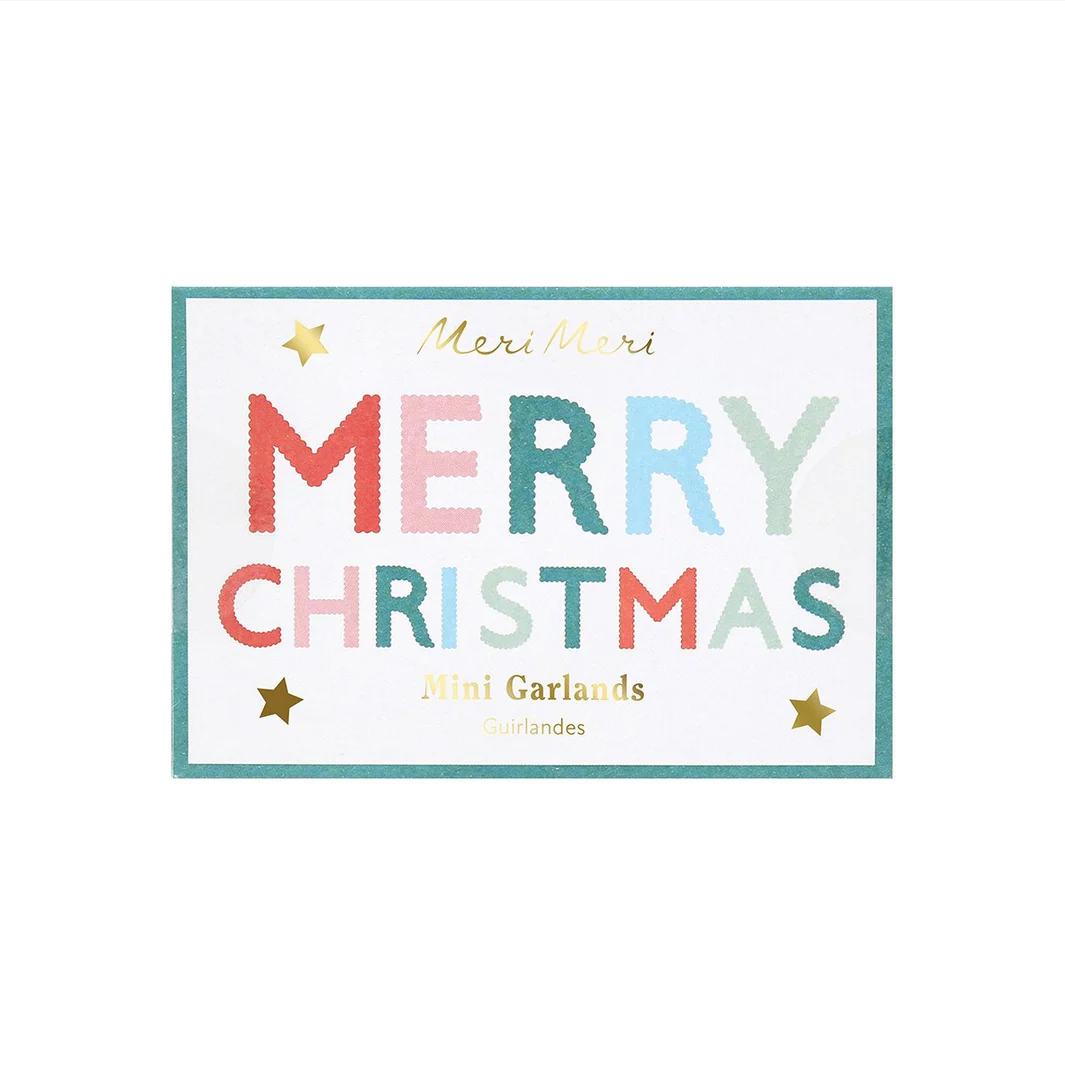 Merry Christmas Mini Matchbox Garland Set - Image 3