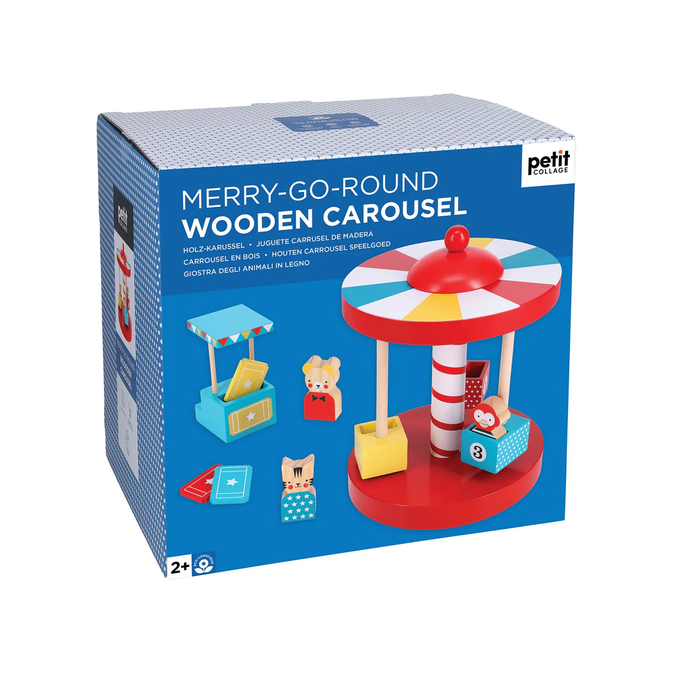 Merry-Go-Round Wooden Carousel - Image 10