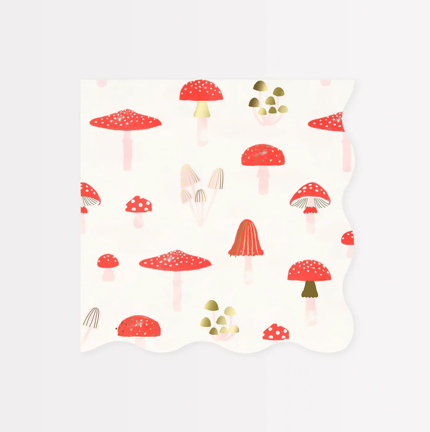Merry Mushrooms Large Napkins (16pk)