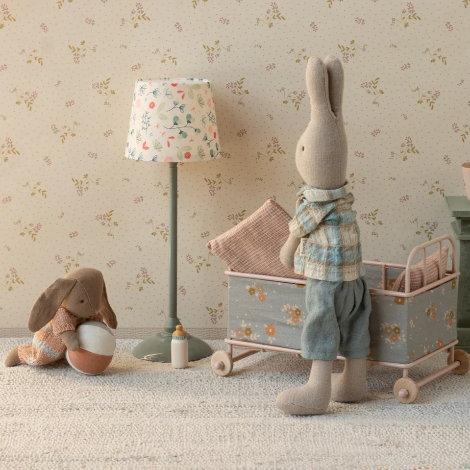 Micro Bunny set - Brown - Dusty rose - Image 2