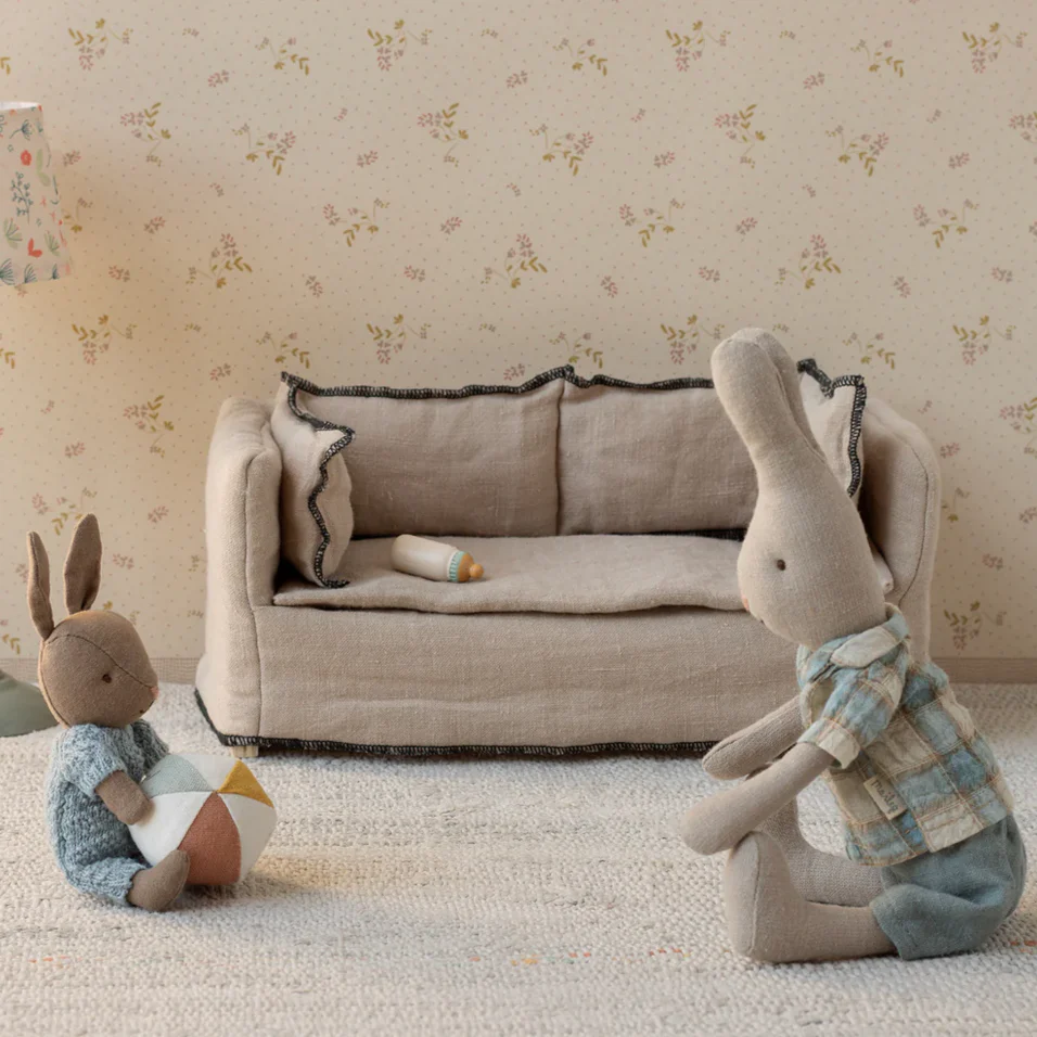 Micro Rabbit set - Brown - Blue - Image 2