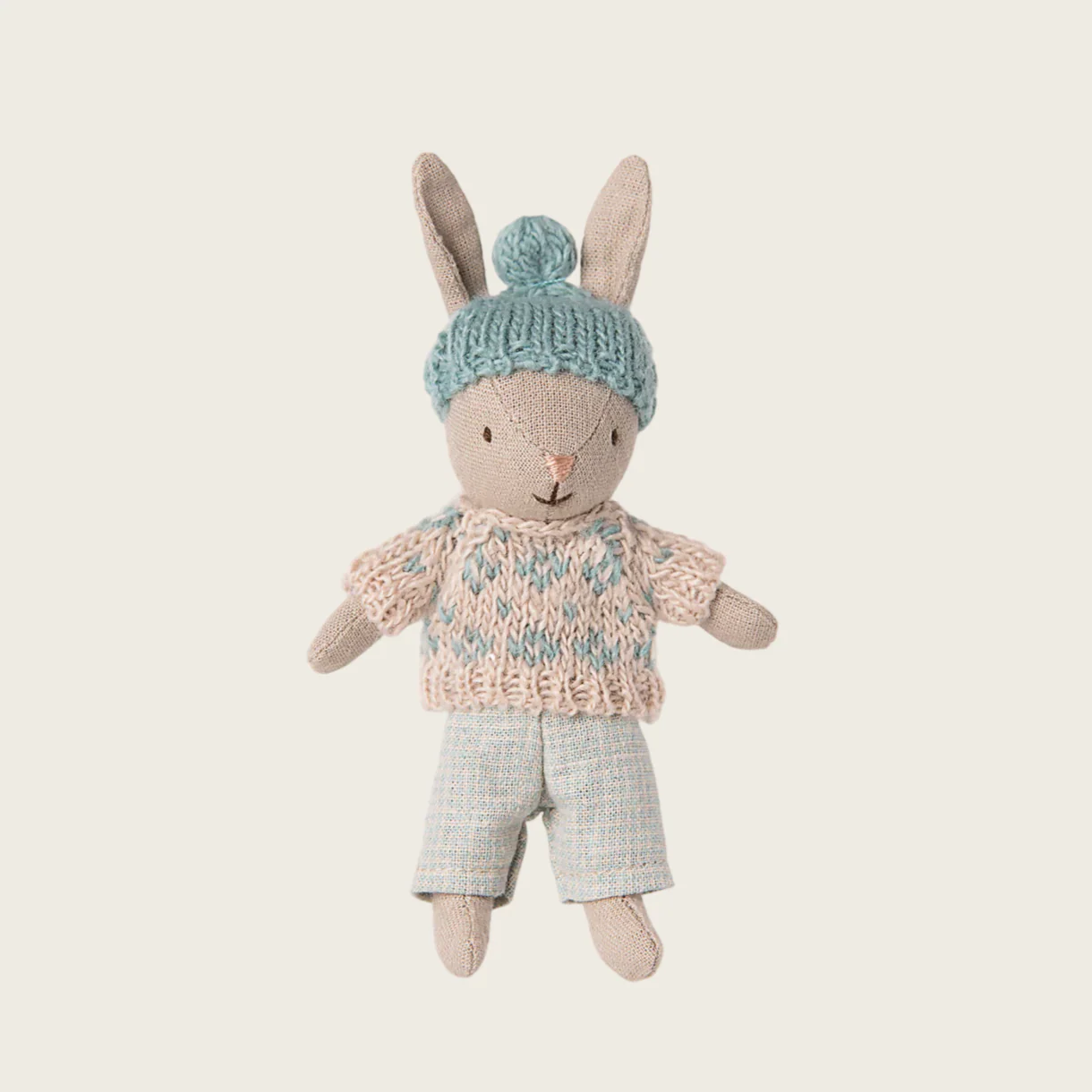 Micro Winter rabbit - Sand - Mint