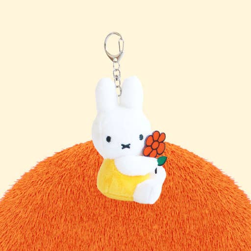 Miffy & Friends with Flower Plush Key Chain bag Charm - Image 10