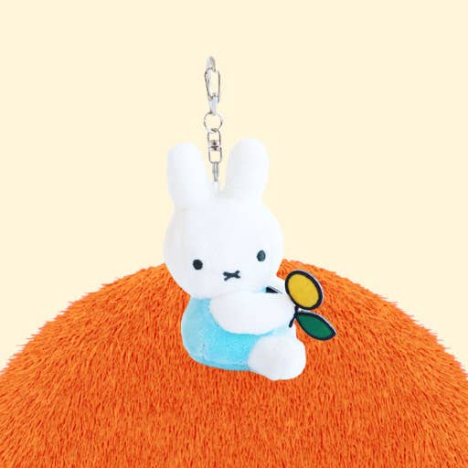 Miffy & Friends with Flower Plush Key Chain bag Charm - Image 11