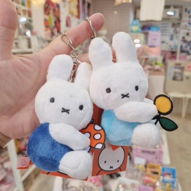 Miffy & Friends with Flower Plush Key Chain bag Charm - Image 12