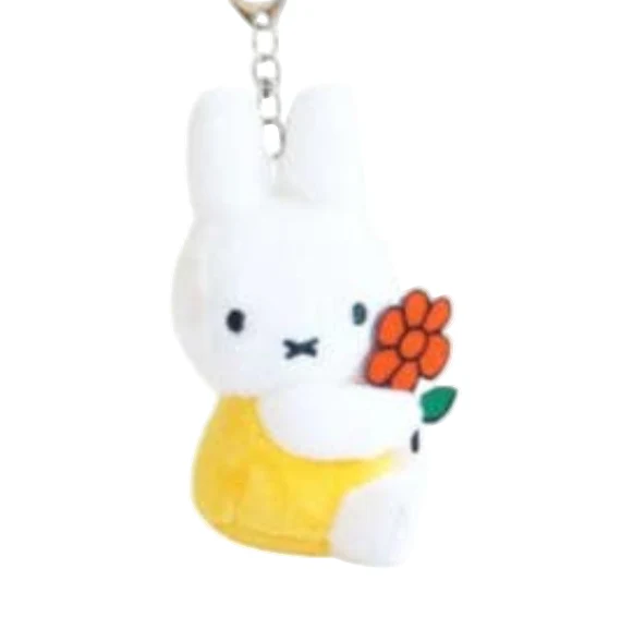 Miffy & Friends with Flower Plush Key Chain bag Charm - Image 20