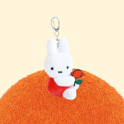 Miffy & Friends with Flower Plush Key Chain bag Charm - Image 6