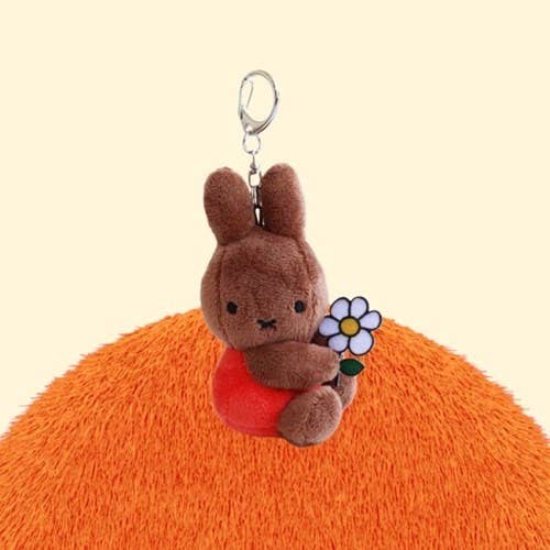 Miffy & Friends with Flower Plush Key Chain bag Charm - Image 8