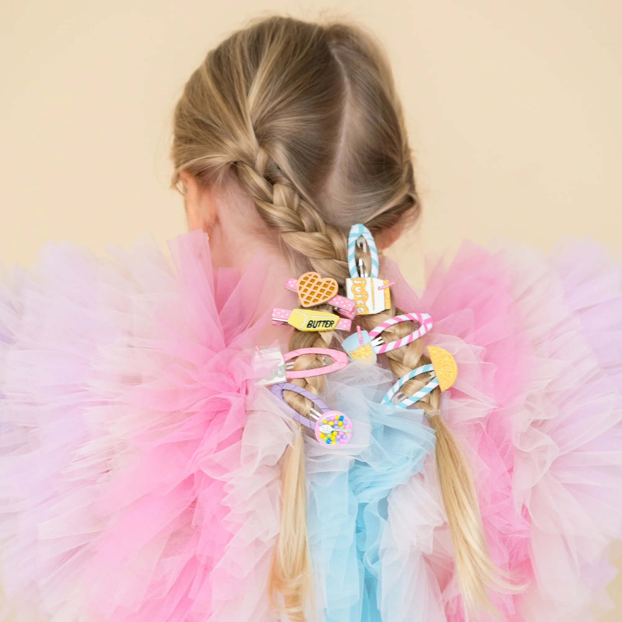 Milk and Cereal Hair Clip Set - Image 3