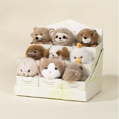 Mini Gift Plush Toy - Grey Hippopotamus - Image 3