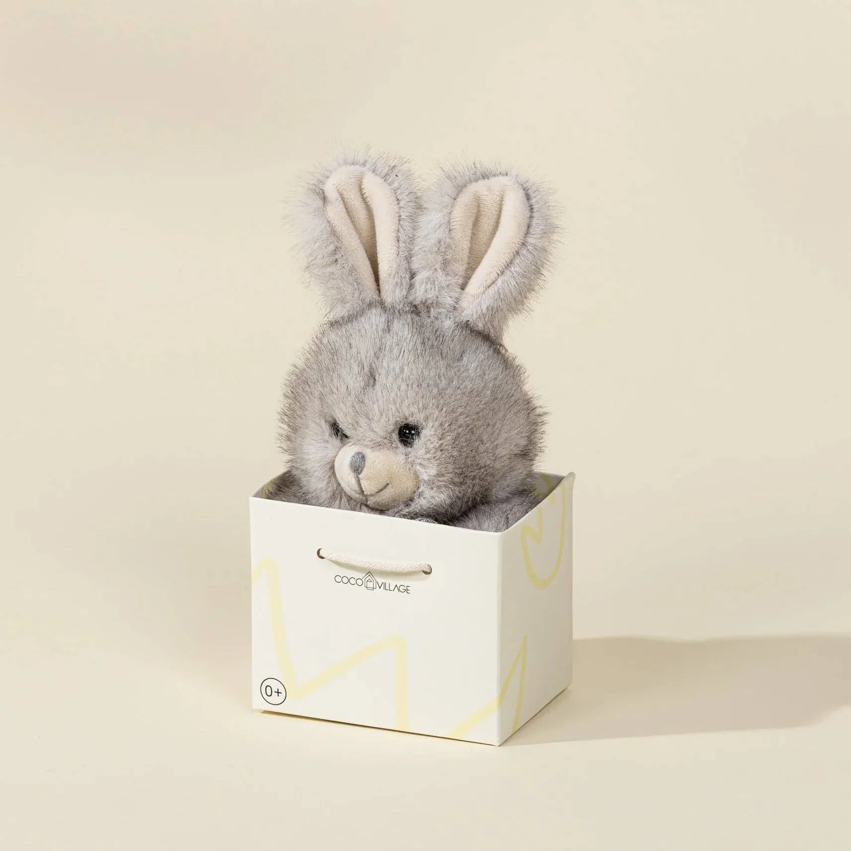 Mini Gift Plush Toy - Grey Rabbit - Image 2