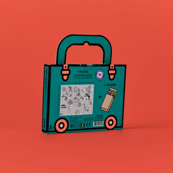 Mini Pocket Coloring Atlas - Image 2