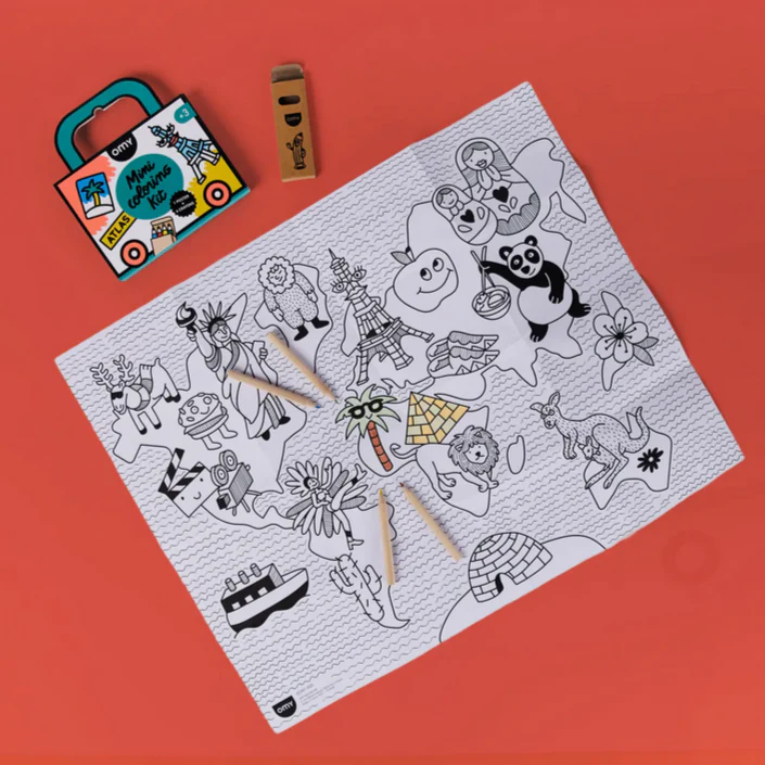 Mini Pocket Coloring Atlas - Image 4