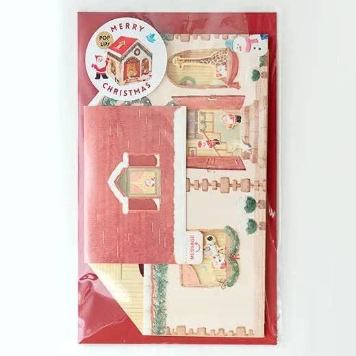 Mini Santa House Pop-Up Card - Image 2