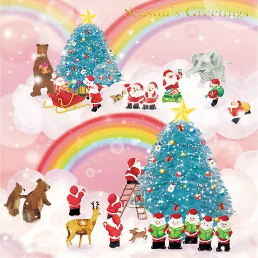 Mini Santa Pop-Up Card - Image 2