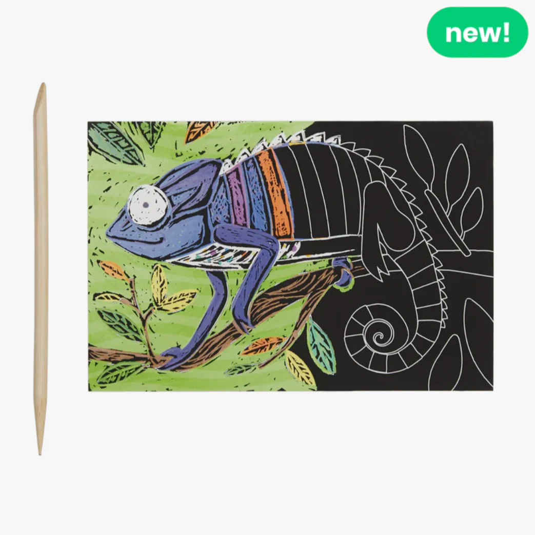 Mini Scratch & Scribble Art Kit: Jungle Fun - Image 3