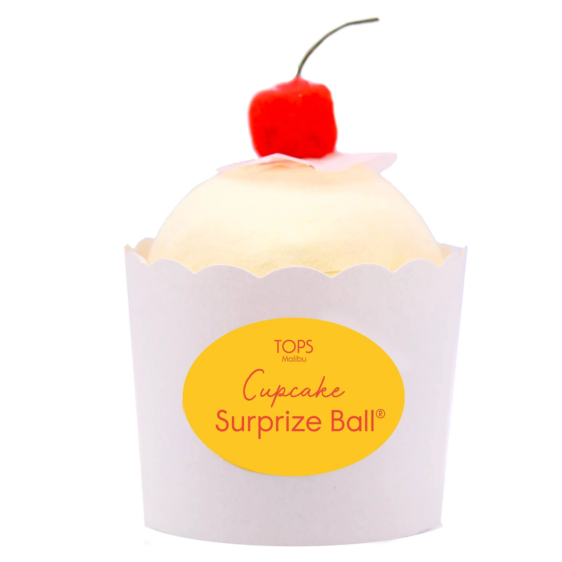 Mini Surprise Ball - Cupcake with Cherry - Image 2