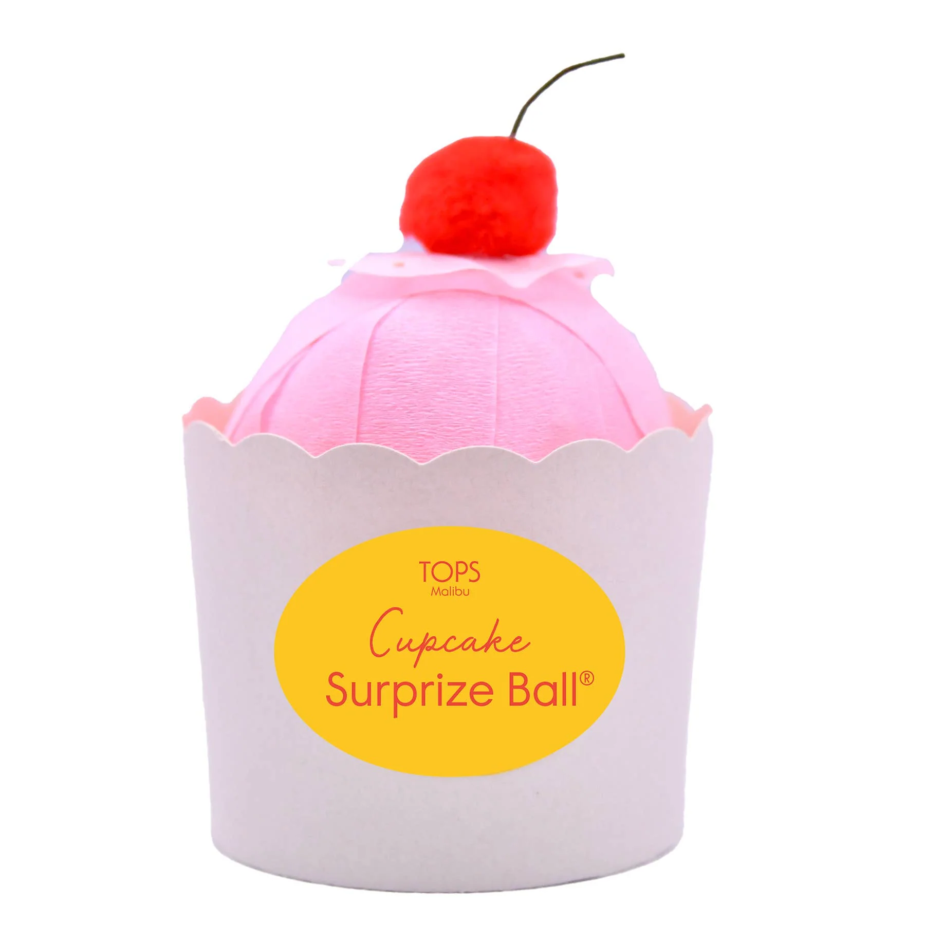 Mini Surprise Ball - Cupcake with Cherry - Image 3