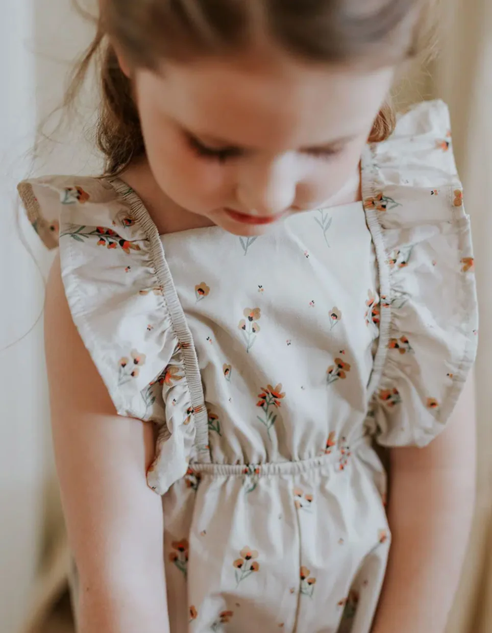 Minikane Children's Collection – Maya Cotton Jumpsuit Neon Flowers - Image 5