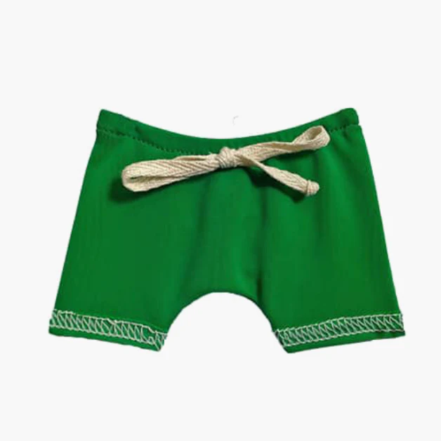 Minikane Vito lycra Swimming Trunks Green -34cm/13.5in dolls