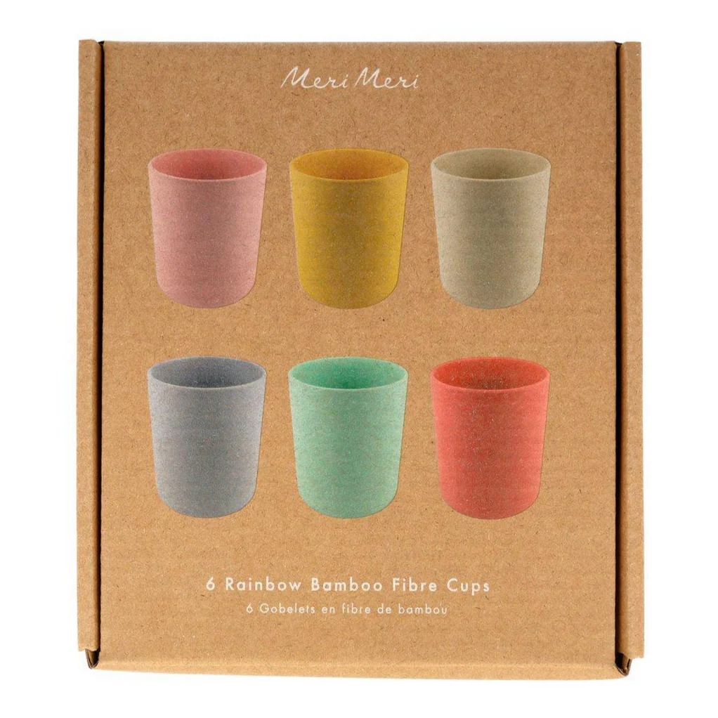 Mixed Set Bamboo Fiber Cups - Image 4