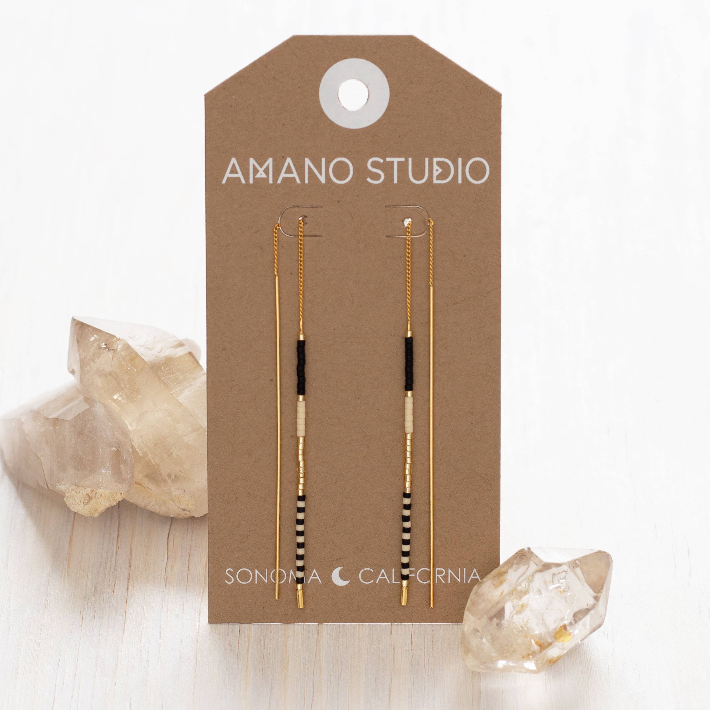 Miyuki Seed Bead Threader Earrings - Image 9