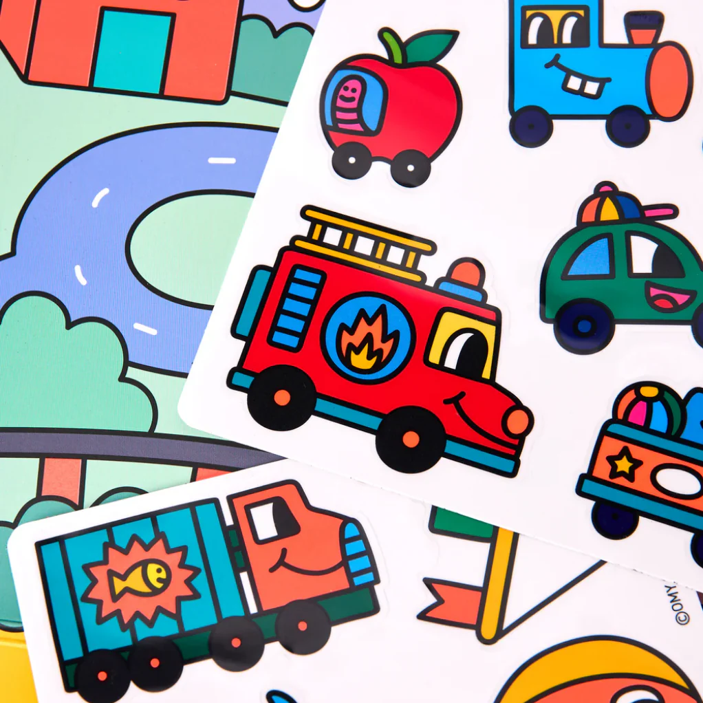 Montessori Stickers Kit - Vroom Vroom - Image 6