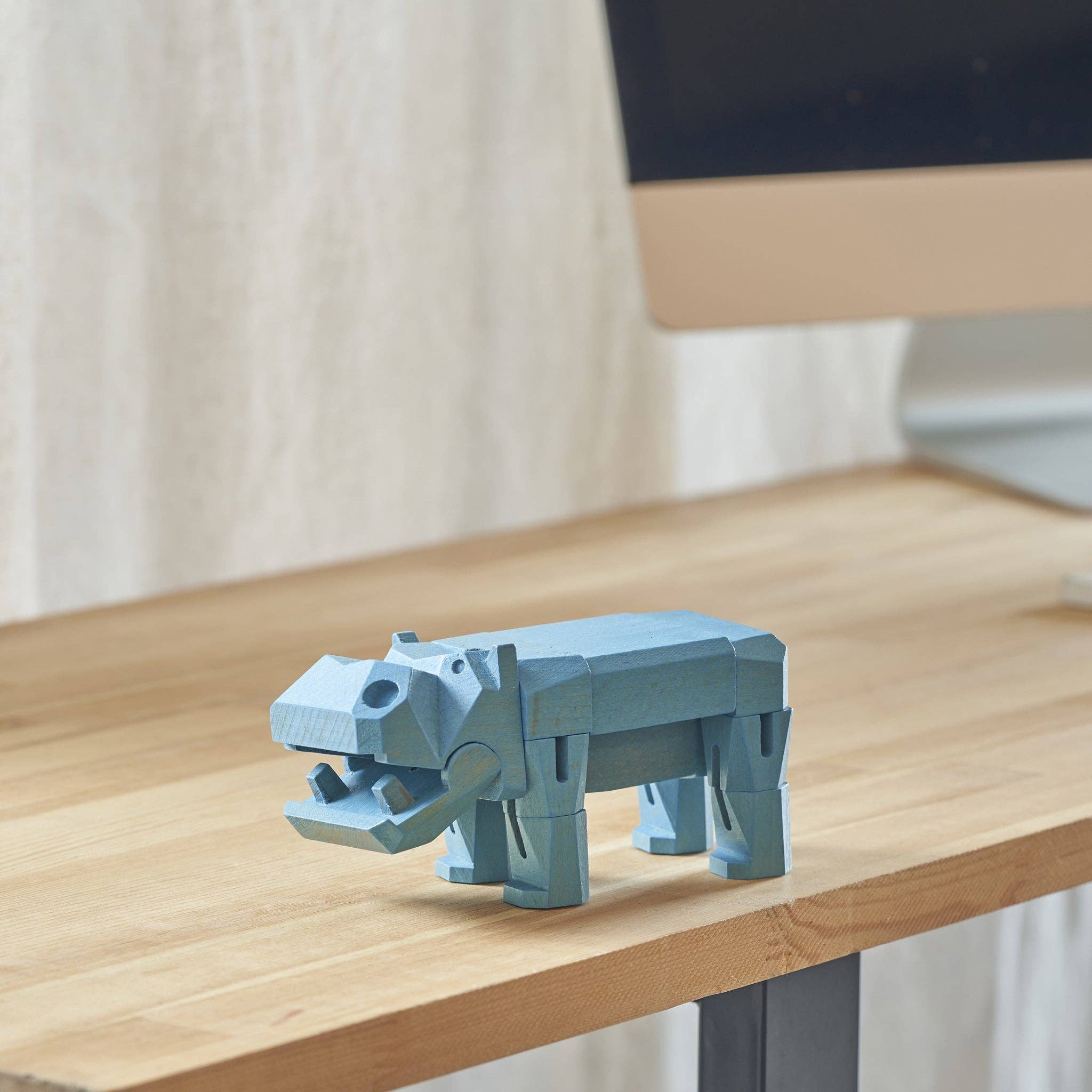 Morphits Hippo Wooden Toy - Image 6