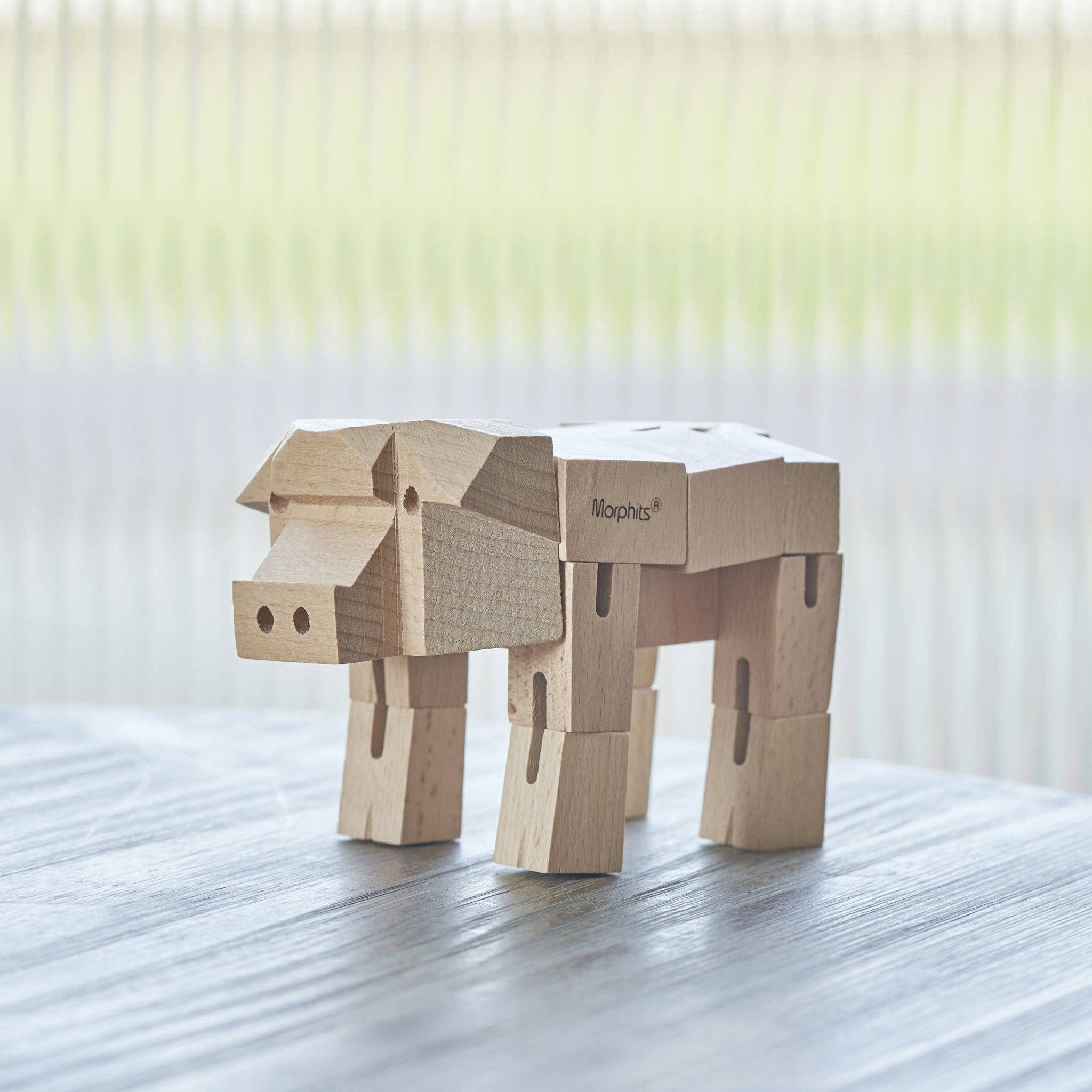 Morphits Pig Wooden Toy - Image 12