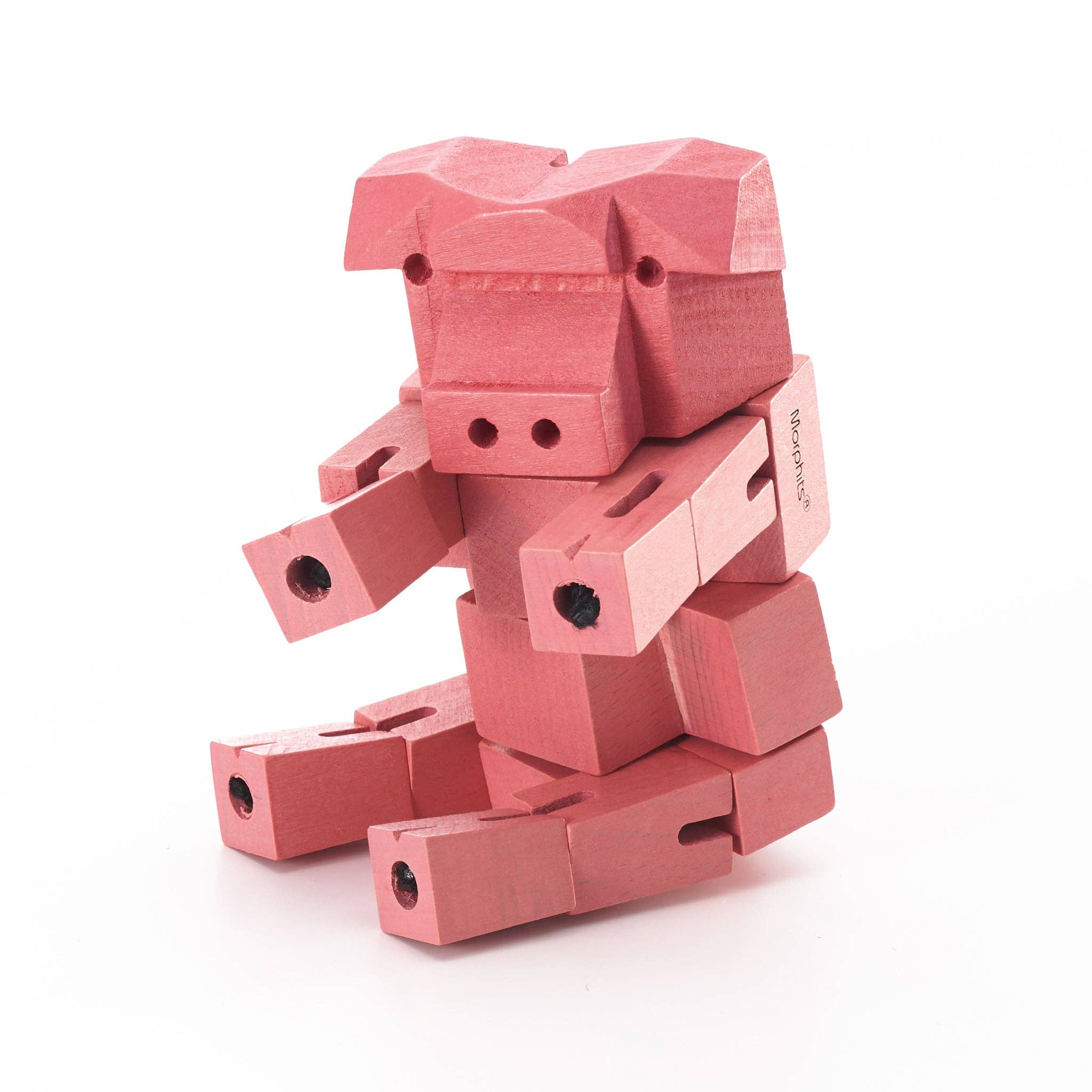 Morphits Pig Wooden Toy - Image 3