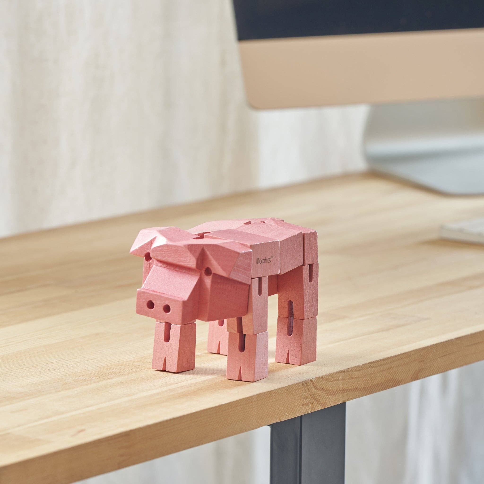 Morphits Pig Wooden Toy - Image 4