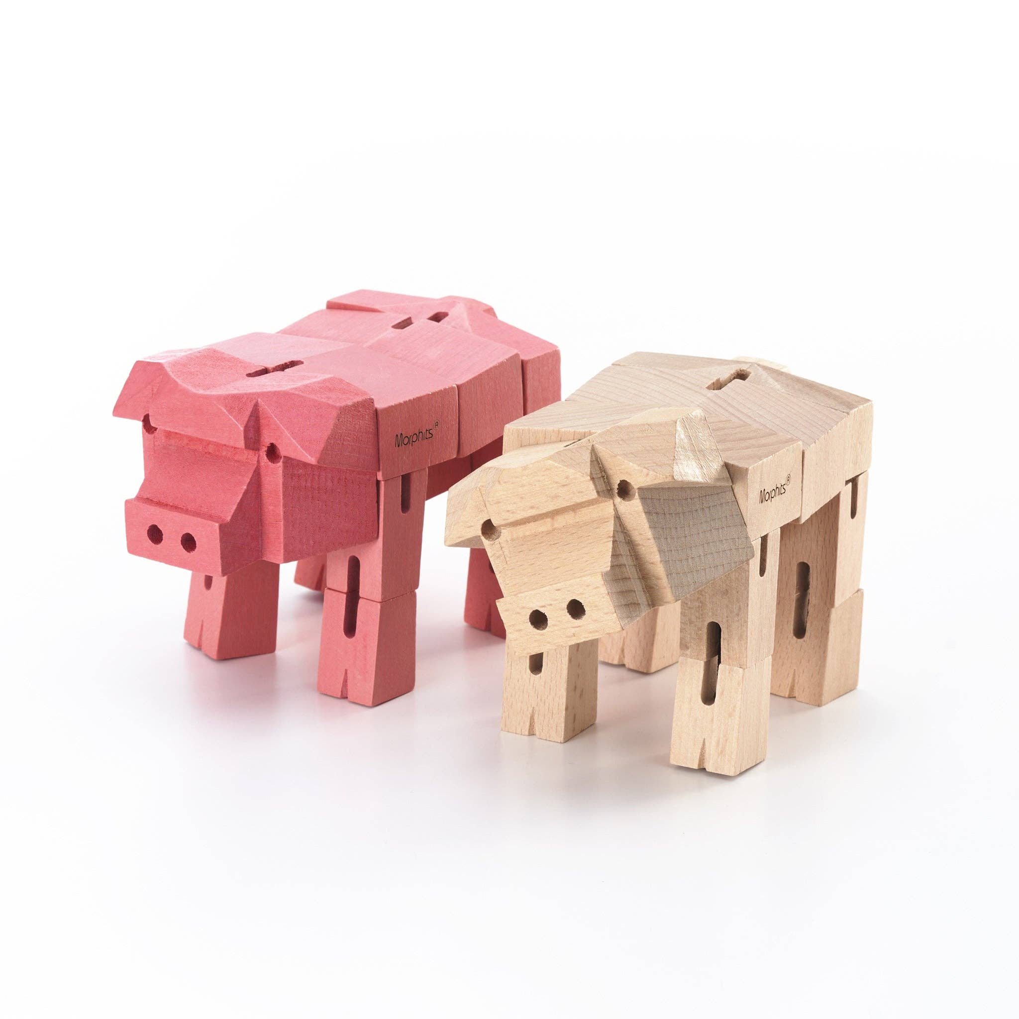 Morphits Pig Wooden Toy - Image 7