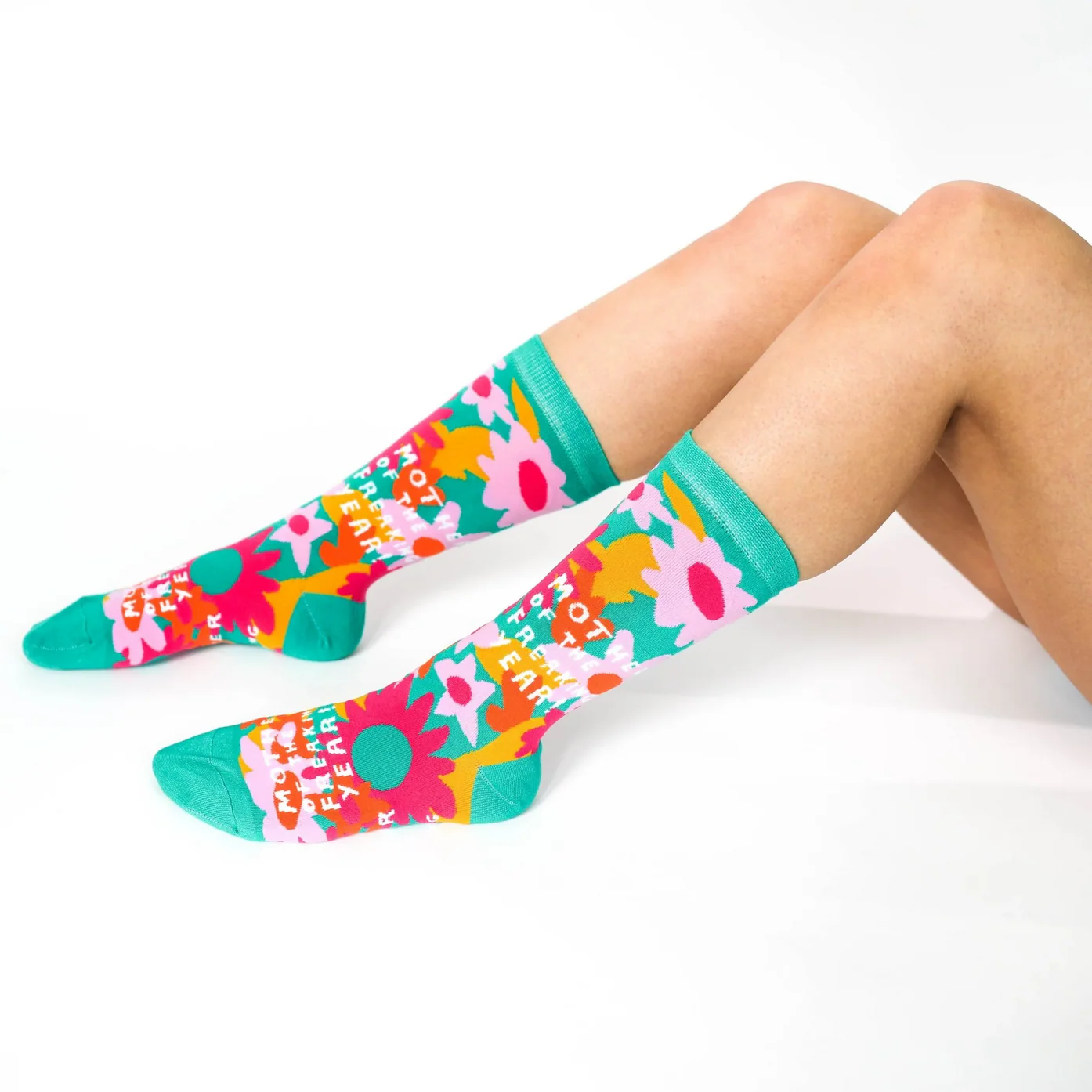 Mother of the Freakin year Crew Socks - Small - Image 2