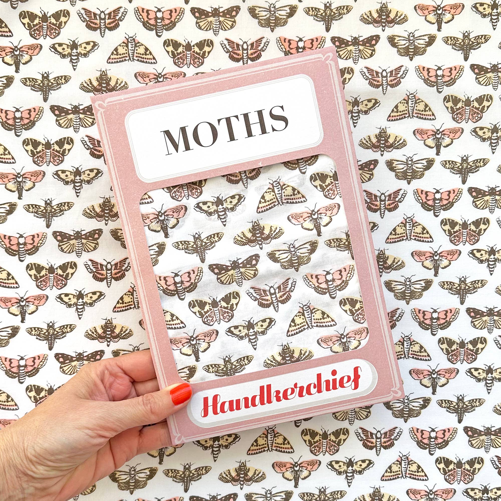 Moths Handkerchief Pocket Square Bandana - Image 3