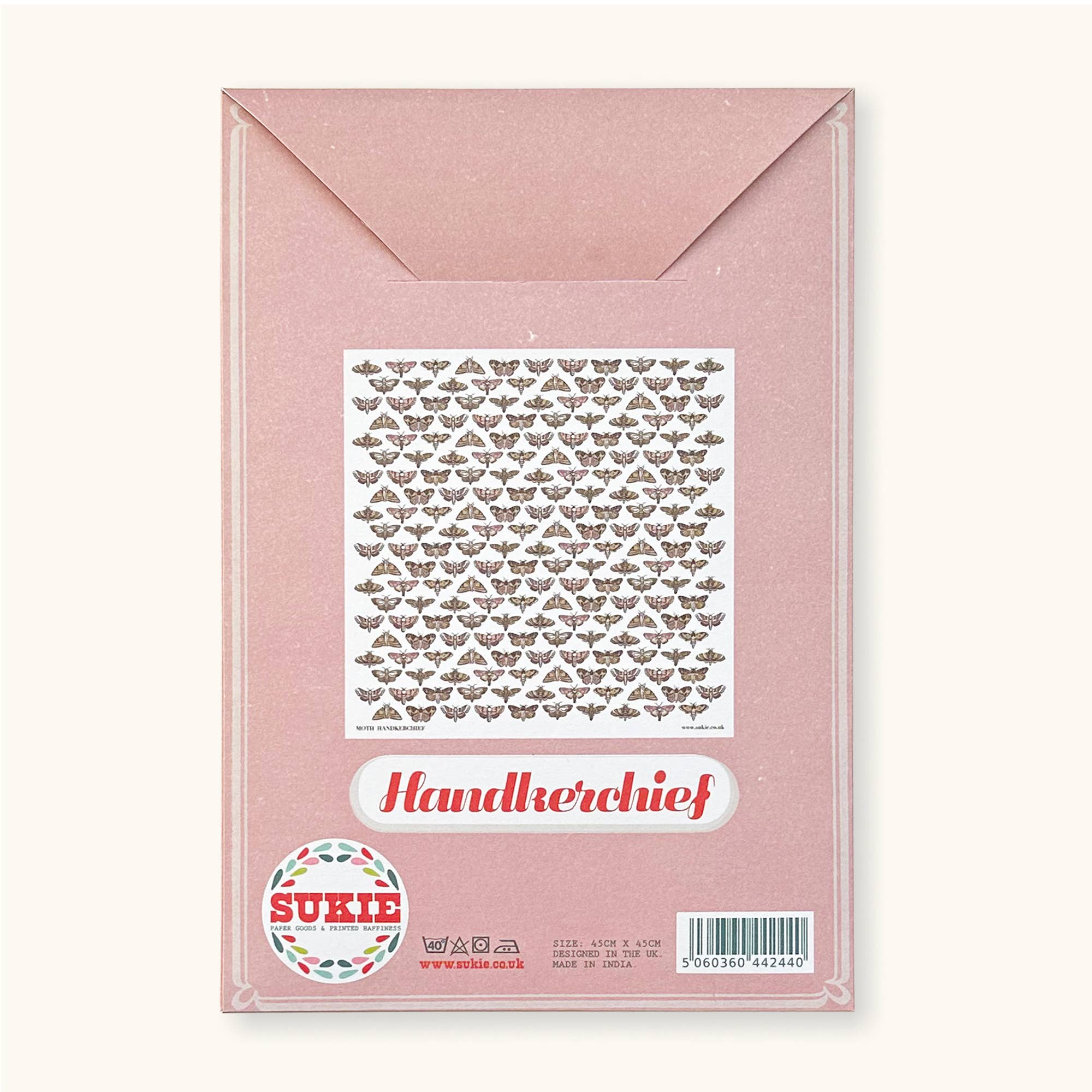 Moths Handkerchief Pocket Square Bandana - Image 4