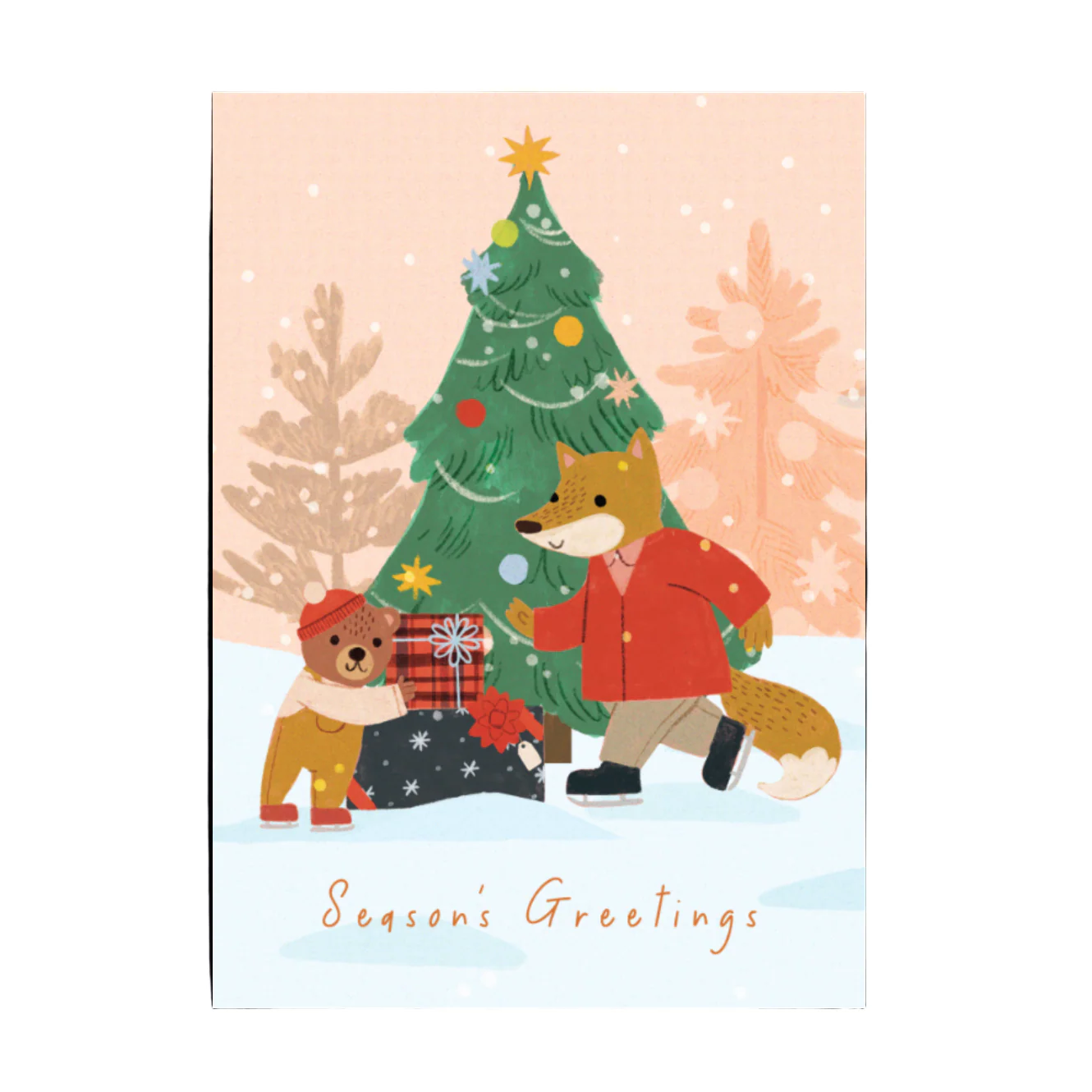Mouse Snow Angel Christmas Pop-up Card - Image 3