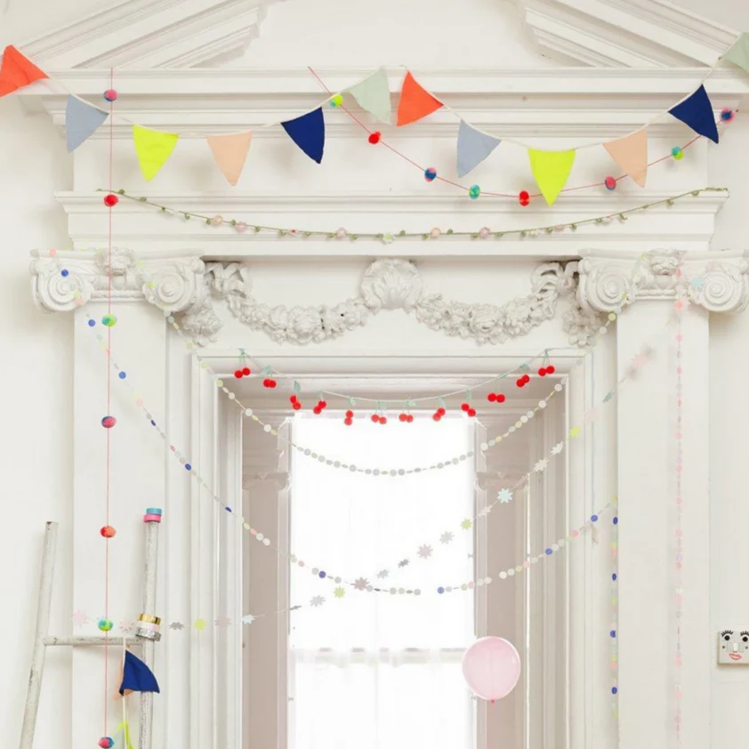 Multicolor Knitted Flag Garland - Image 6