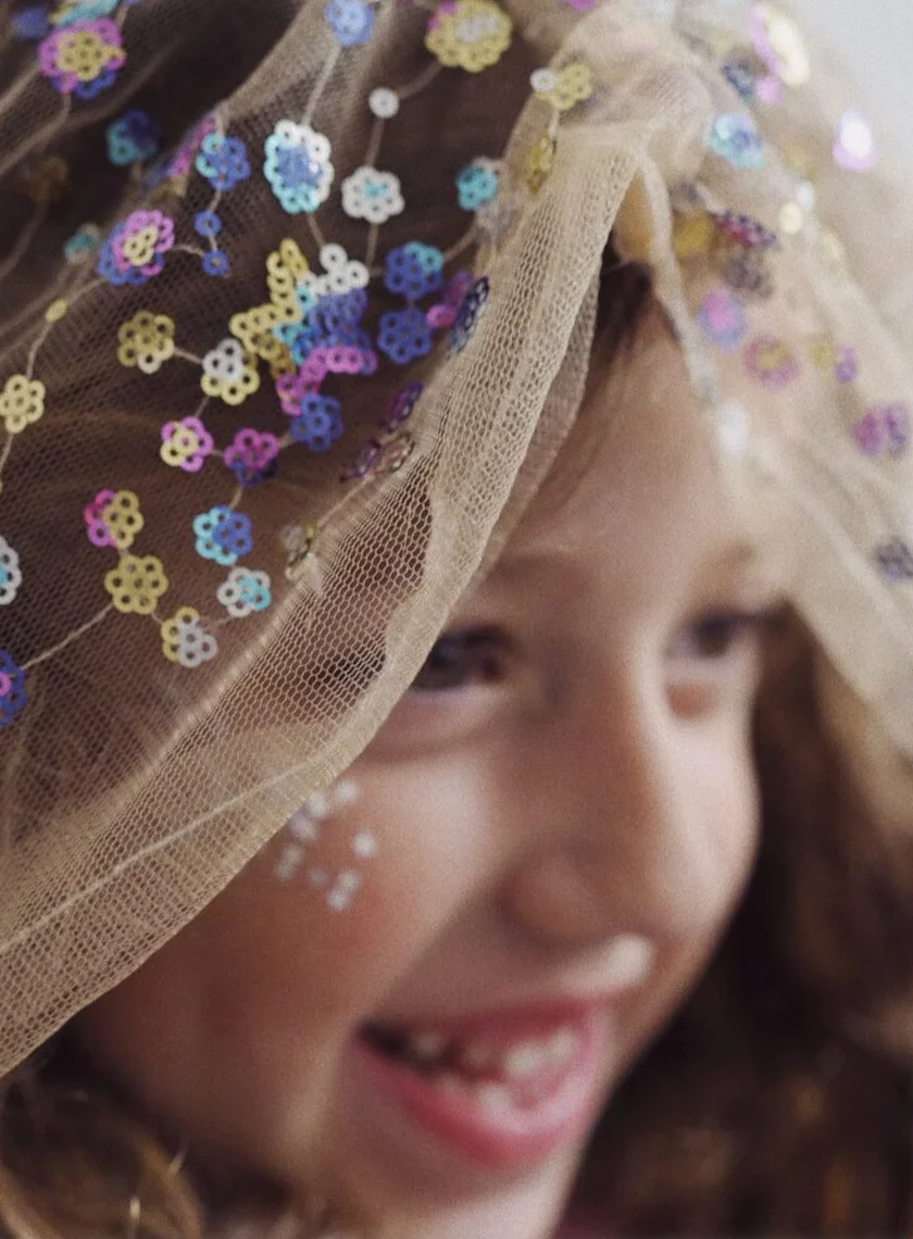 Multicolour Sequin Fairy Cloak - Image 3