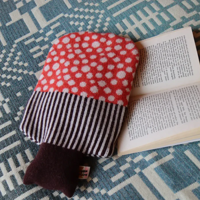 Mushroom Hot Water Bottle -Donna Wilson - Image 3