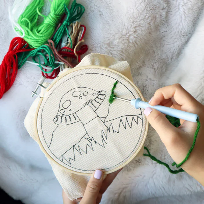 Mushroom Punch Needle Kit - Image 2
