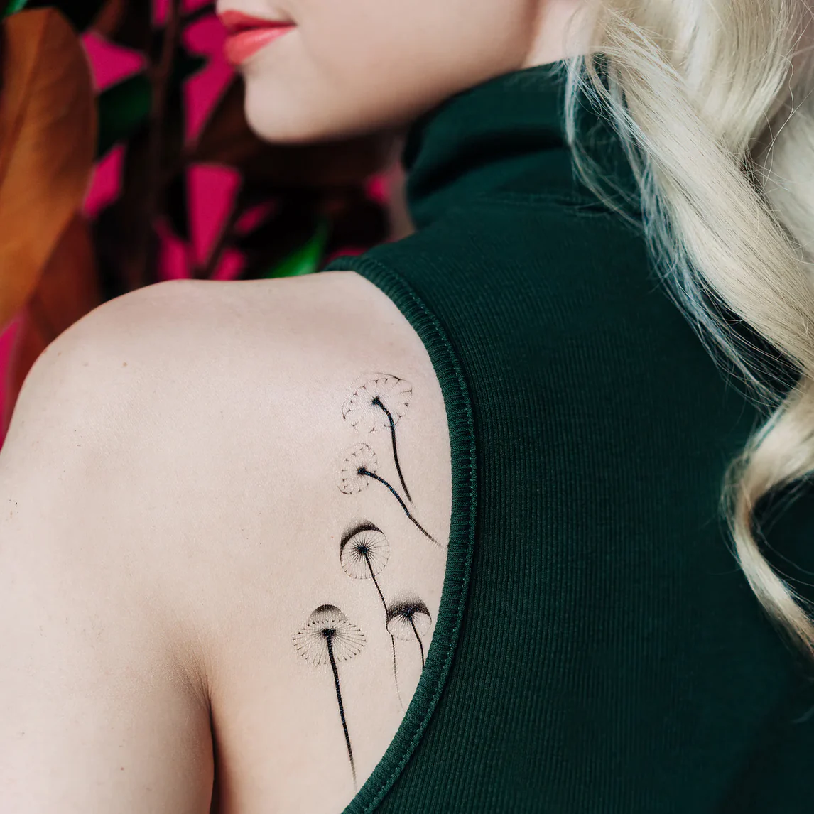Mushrooms Tattoo PAIR - Image 2