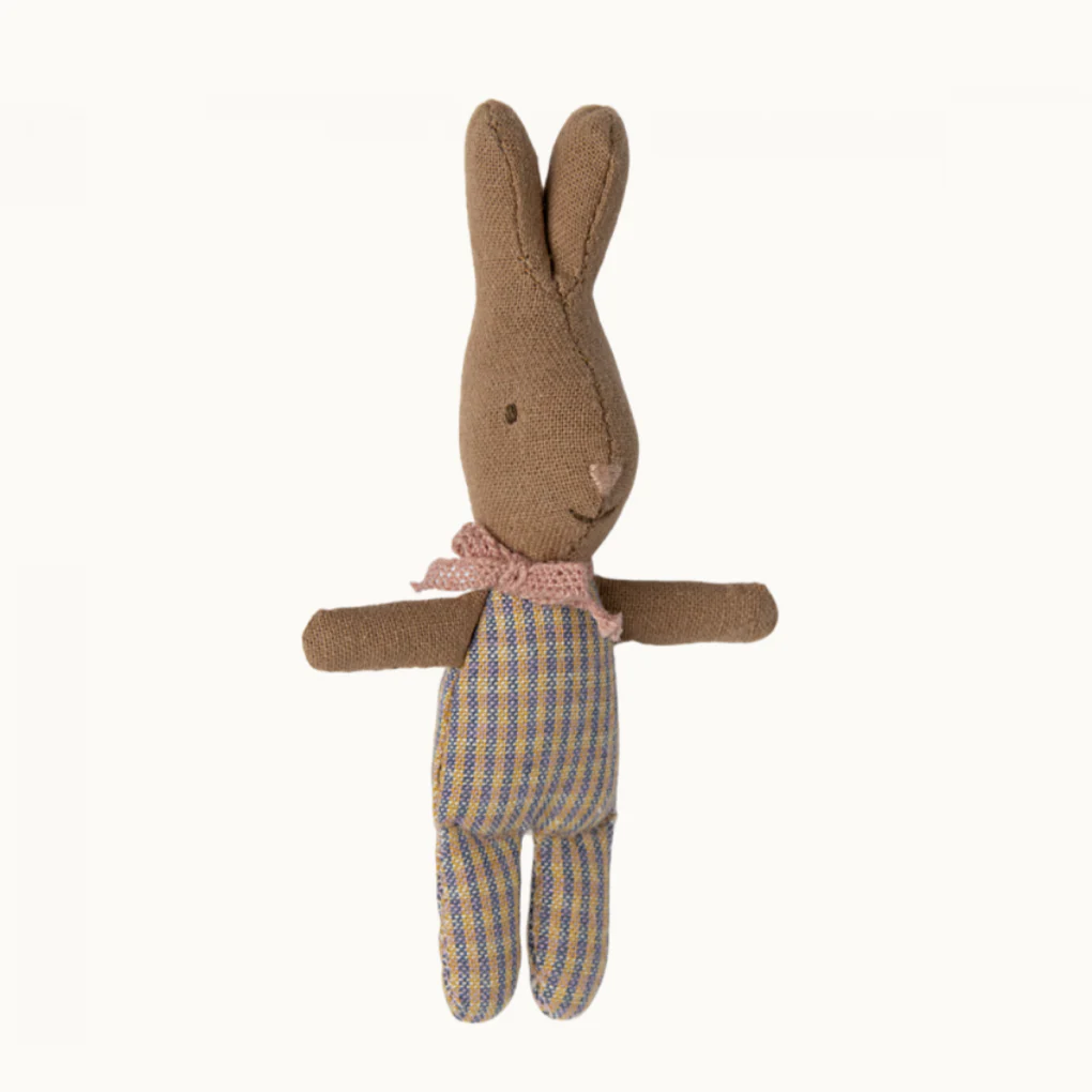 My Rabbit - rose & blue check