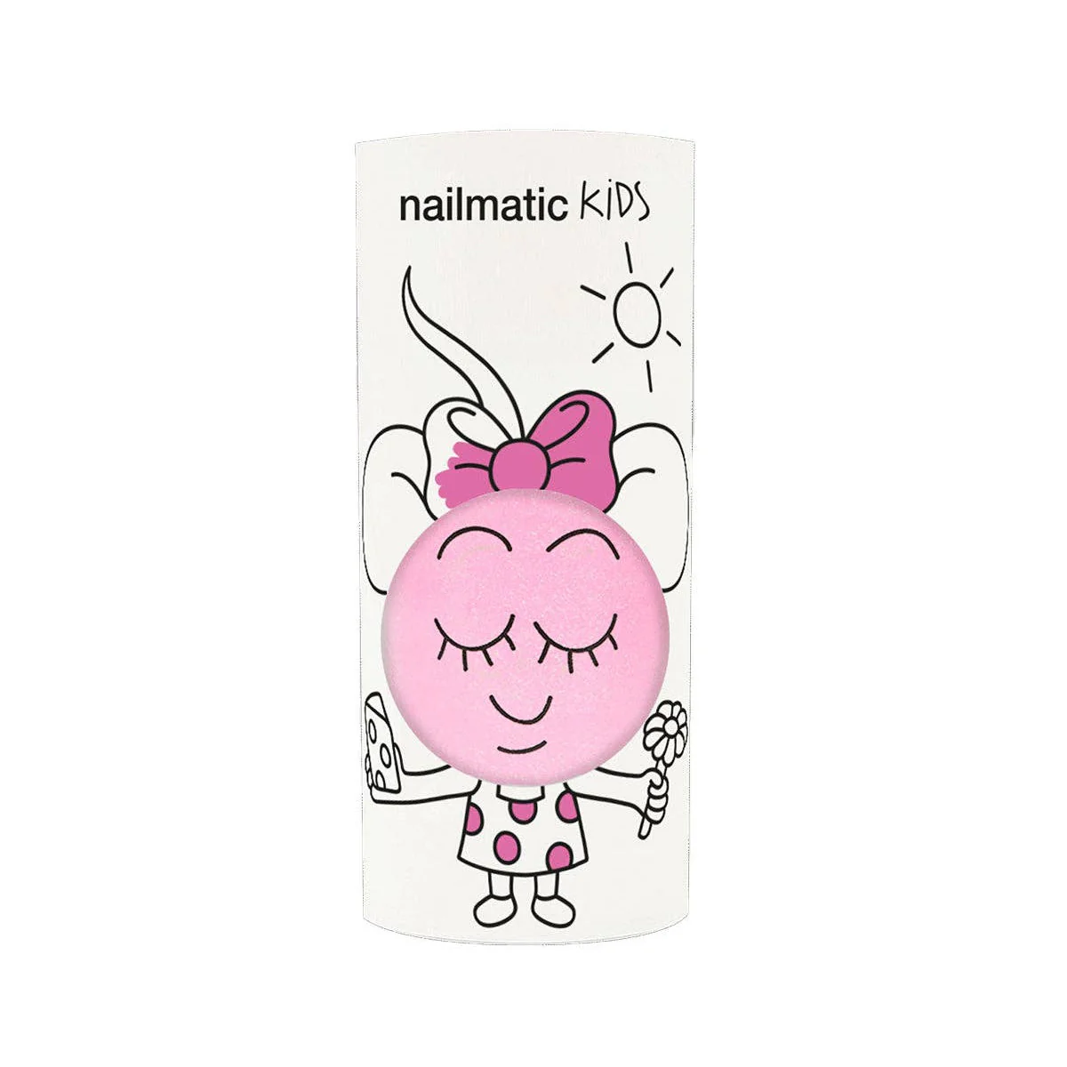 Nail Polish for Kids NEON SINGLE DOLLY Pink Neon