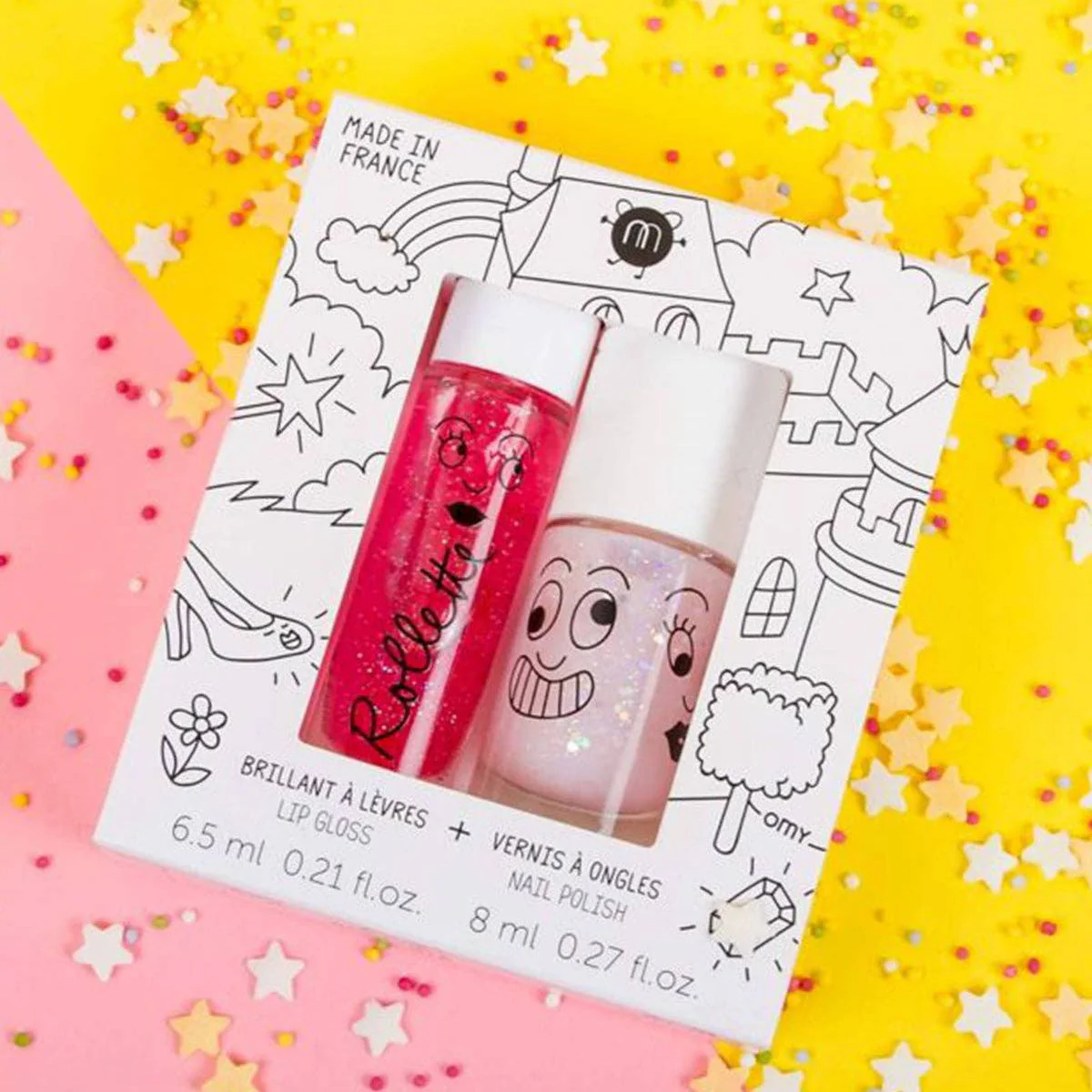 Nailpolish and Lip Gloss Set for Kids FAIRYTALES - Image 2