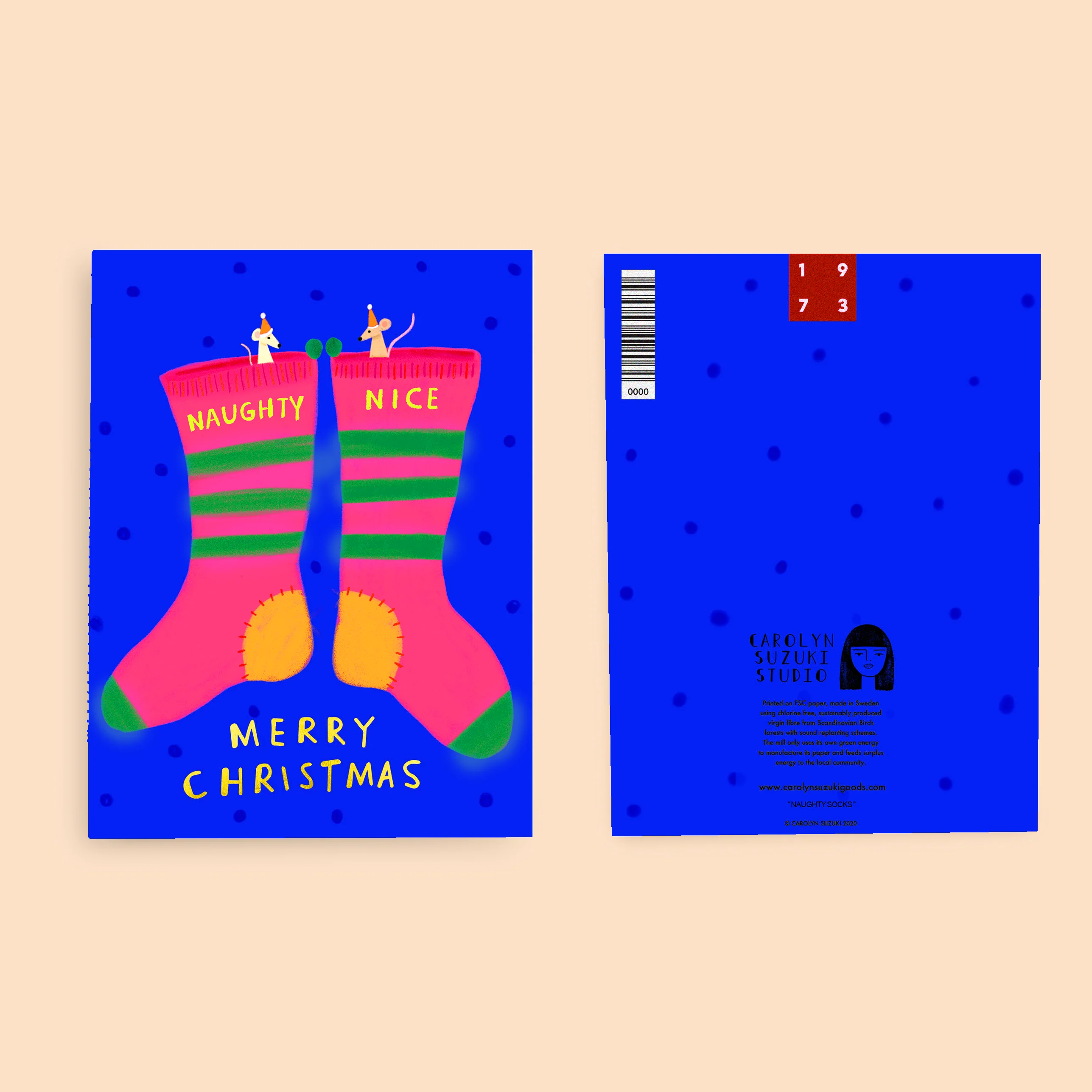 NAUGHTY SOCKS - Holiday Card - Image 3
