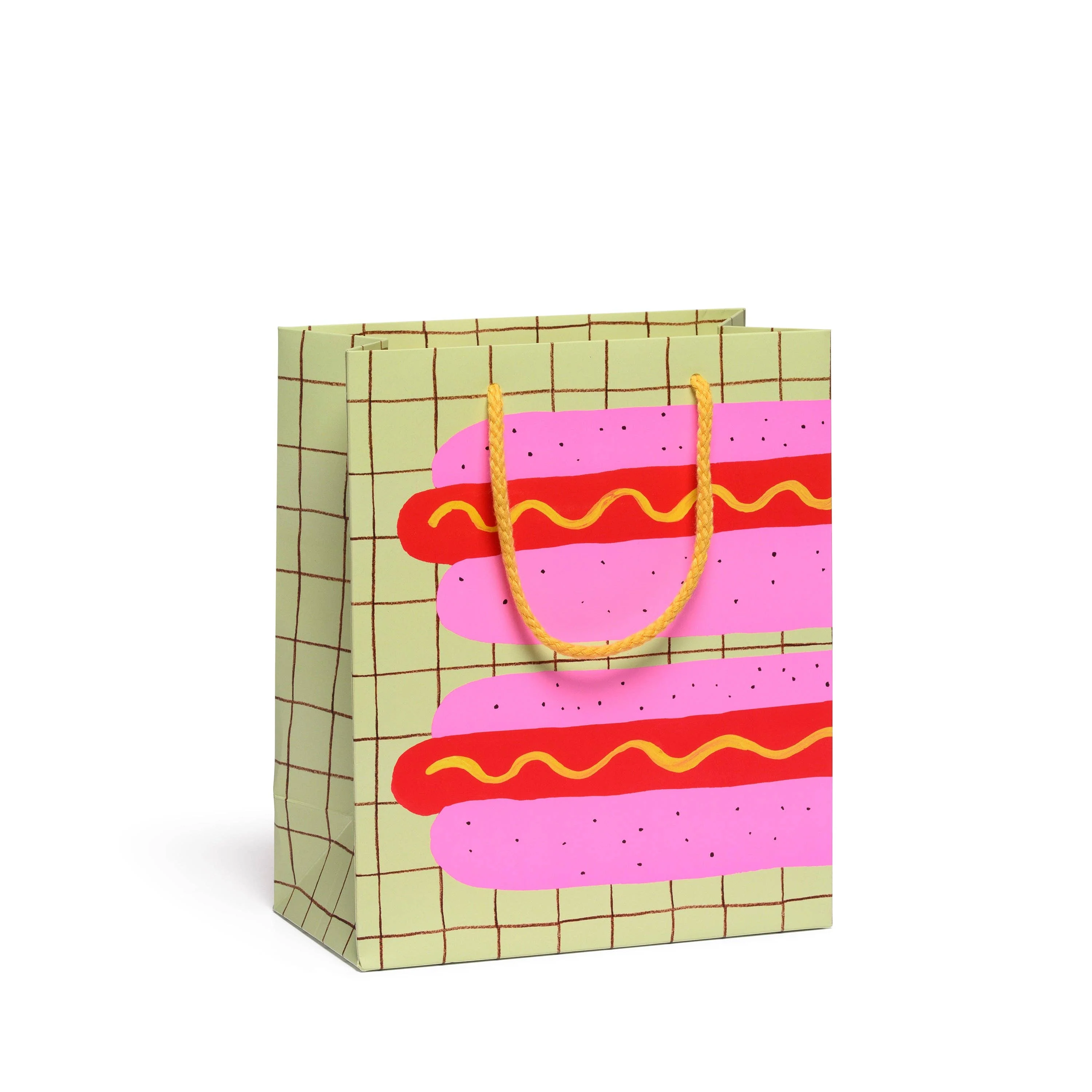 Neon Hot Dog gift bag -medium