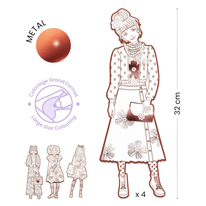 Nina & Friends Coloring  Demoiselle - Image 4