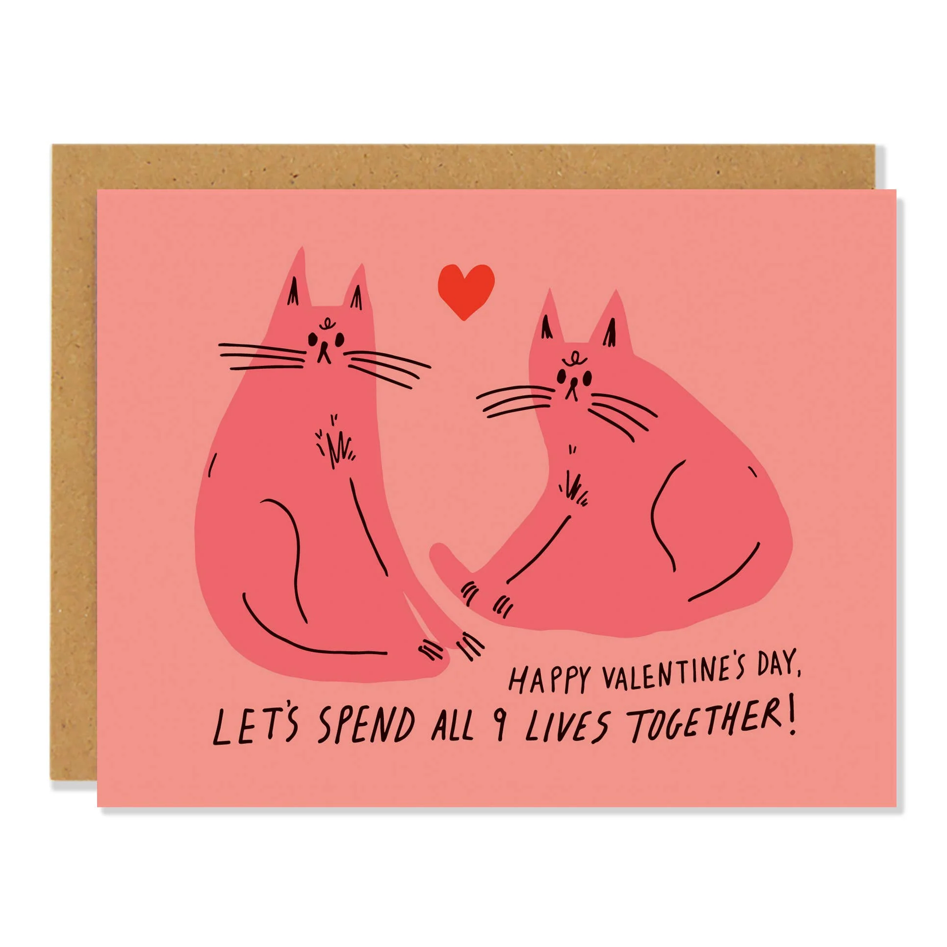 Nine Lives - Valentine's Day Card
