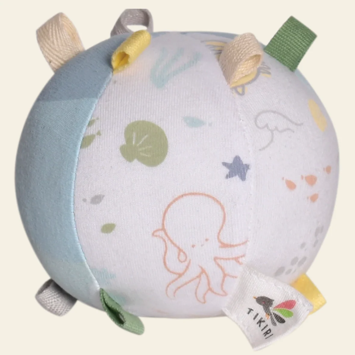 Ocean Organic Activity Ball with Rattle - Image 2